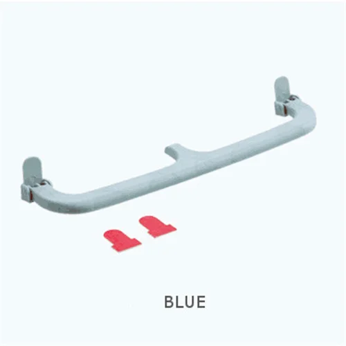 1 Layer Blue Складная стойка для обуви двухслойные тапочки стойка обувь Органайзер настенное крепление тапочки Подвесная Полка вешалка для хранения домашних - Цвет: 1 Layer Blue