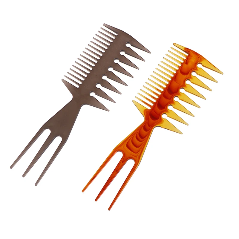 Горячая новинка щетка для волос с широкими зубьями расческа-вилка мужчин борода