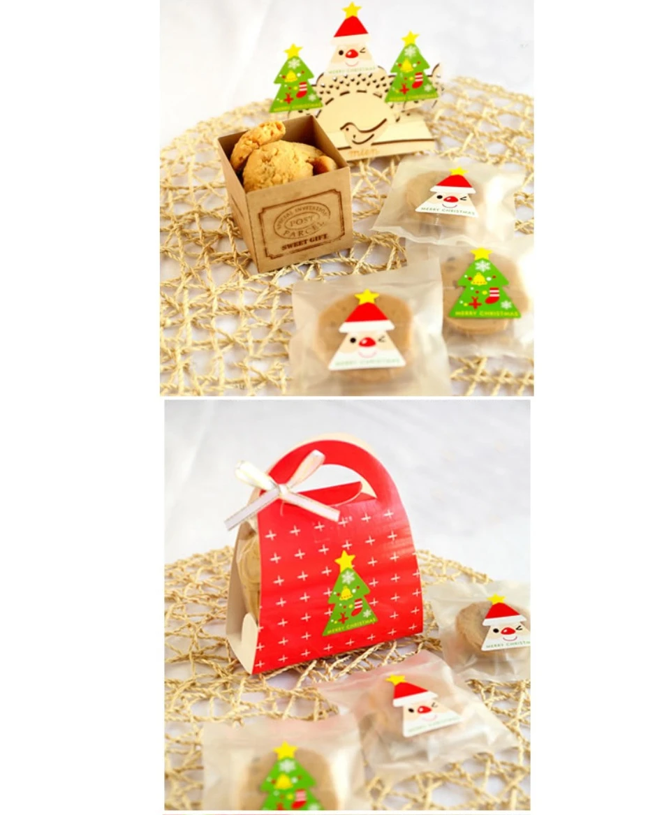 Счастливого Рождества наклейки партия поставок пользу упаковки подарок Decorati