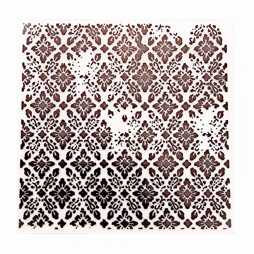 Трещина сетка венок бумажной папки для тиснения Пластик Скрапбукинг DIY шаблон