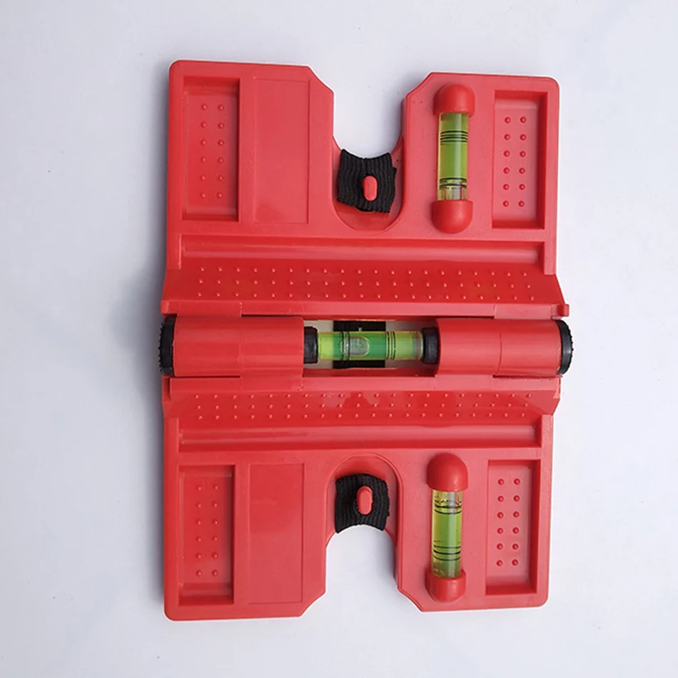 Складная регулируемая трубка угломер уровень ограждение столб труба Магнитная с