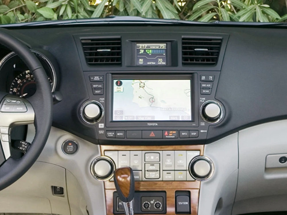 Tesla экран Android 9,0 PX6 DSP беспроводной CARPLAY Автомобильный мультимедийный радио плеер для Toyota Highlander 2007-2013 gps навигация