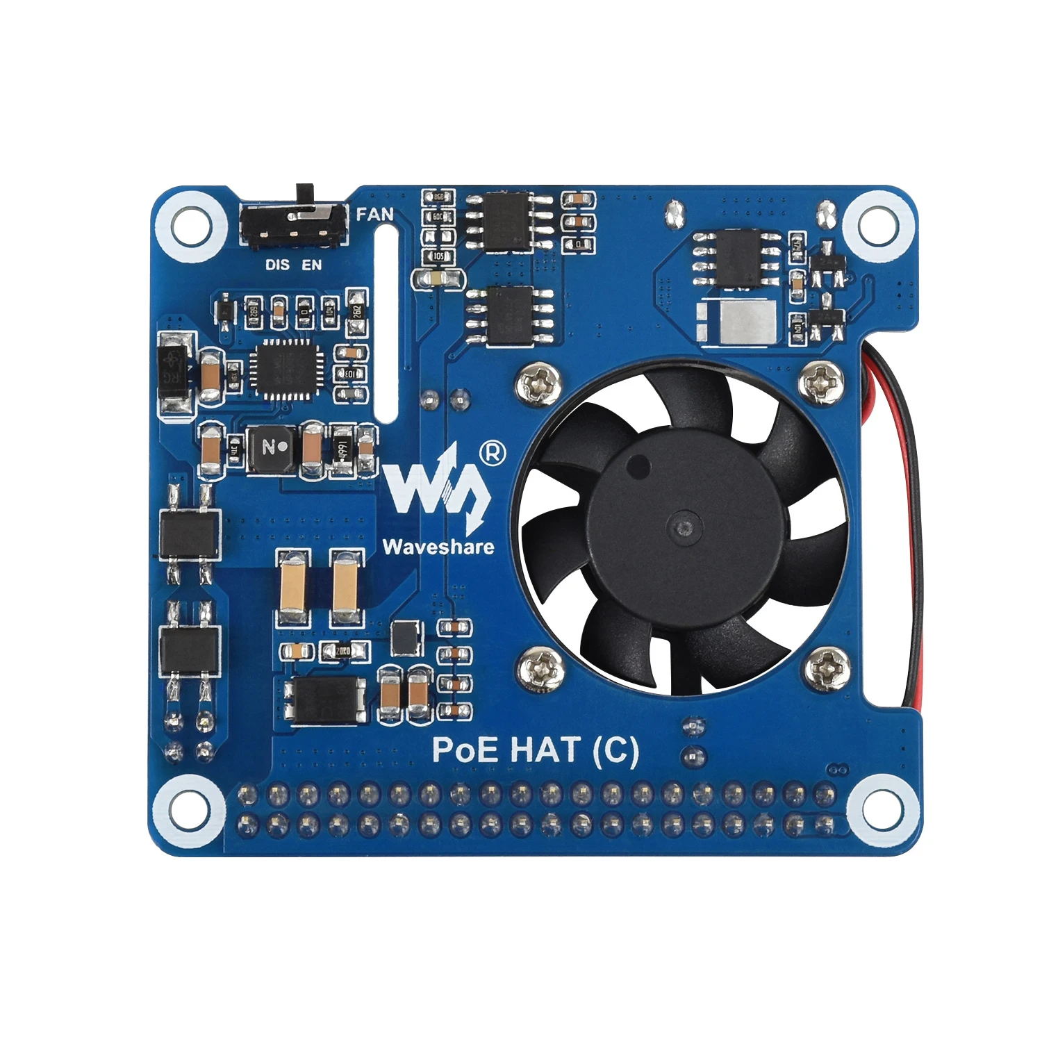Плата для вентилятора 5 в 4A/12 В 2A Power Over Ethernet PoE панель Raspberry Pi 3B Plus 4 4B IEEE 802.3af/at |