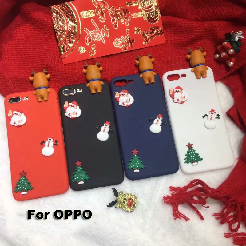 Чехол для Oppo Reno Ace Realme x2 5 PRO Pro XT K5 A11X A9 A5 2020 RENO2 Z 2 3D олень милый Рождественский чехол