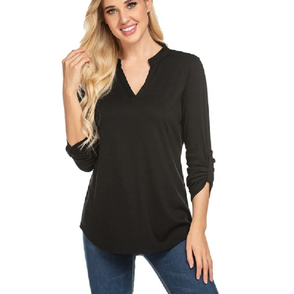 Повседневная однотонная утепленная флисовая Базовая рубашка свободная женская