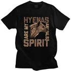 Мужская футболка в стиле ретро с изображением животных Hyena, хлопковая футболка с коротким рукавом, подарок
