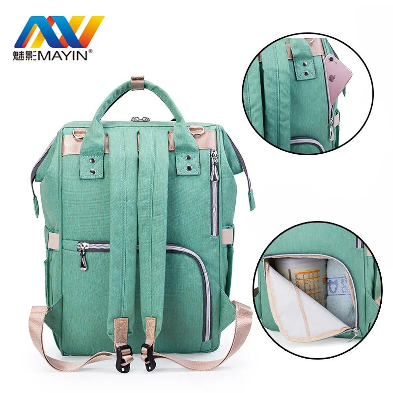 Baby Maternity Backpack Nappy Maternal Big Travel Handbag Mammy Bag High capacity Fashion Personality Waterproof Dirty | Мать и ребенок