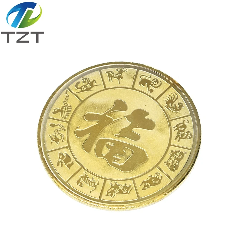 Памятная монета Счастливая Свинка TZT 2019 год свиньи отправляет благословные