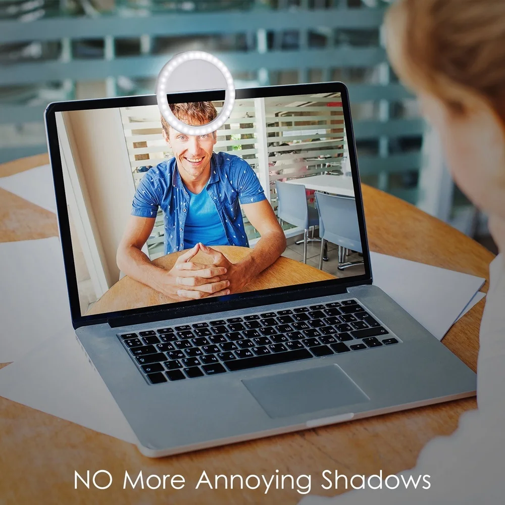 Кольцевая Светодиодная лампа для селфи Tongdaytech с заполняющим светом объектива