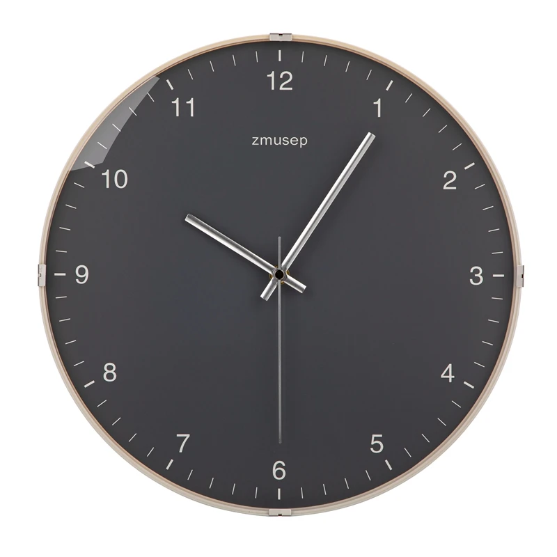 

Japanese Wall Clock Modern Design Wall Watches Home Decor Living Room Decoration HD Glass Luxury Silence Round Kitchen Clock