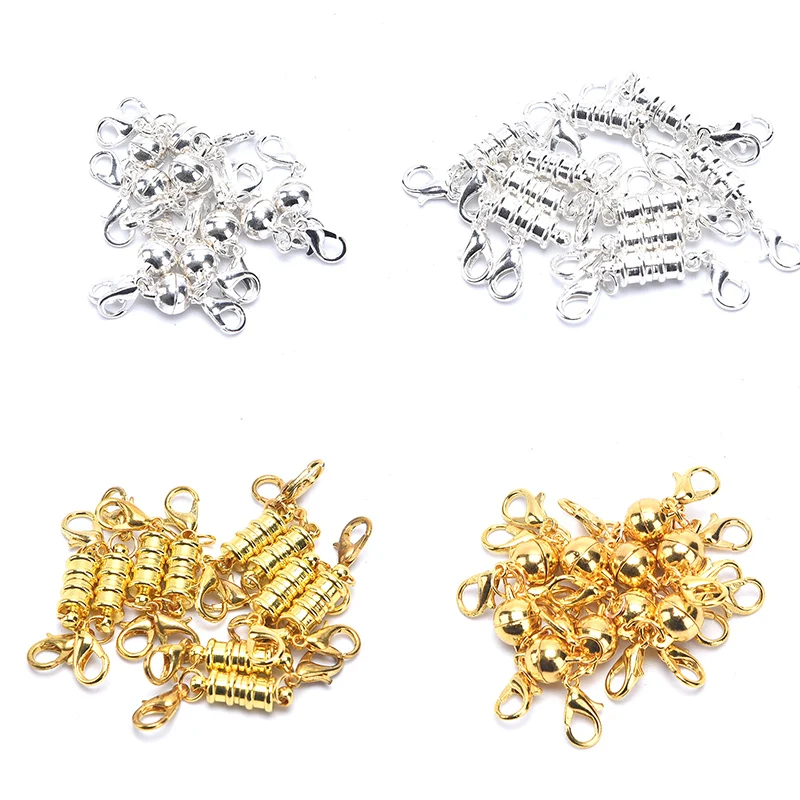 

10pcs/lot Lobster Clasp Magnetic Hooks Jewelry Making DIY Handmade Accessories