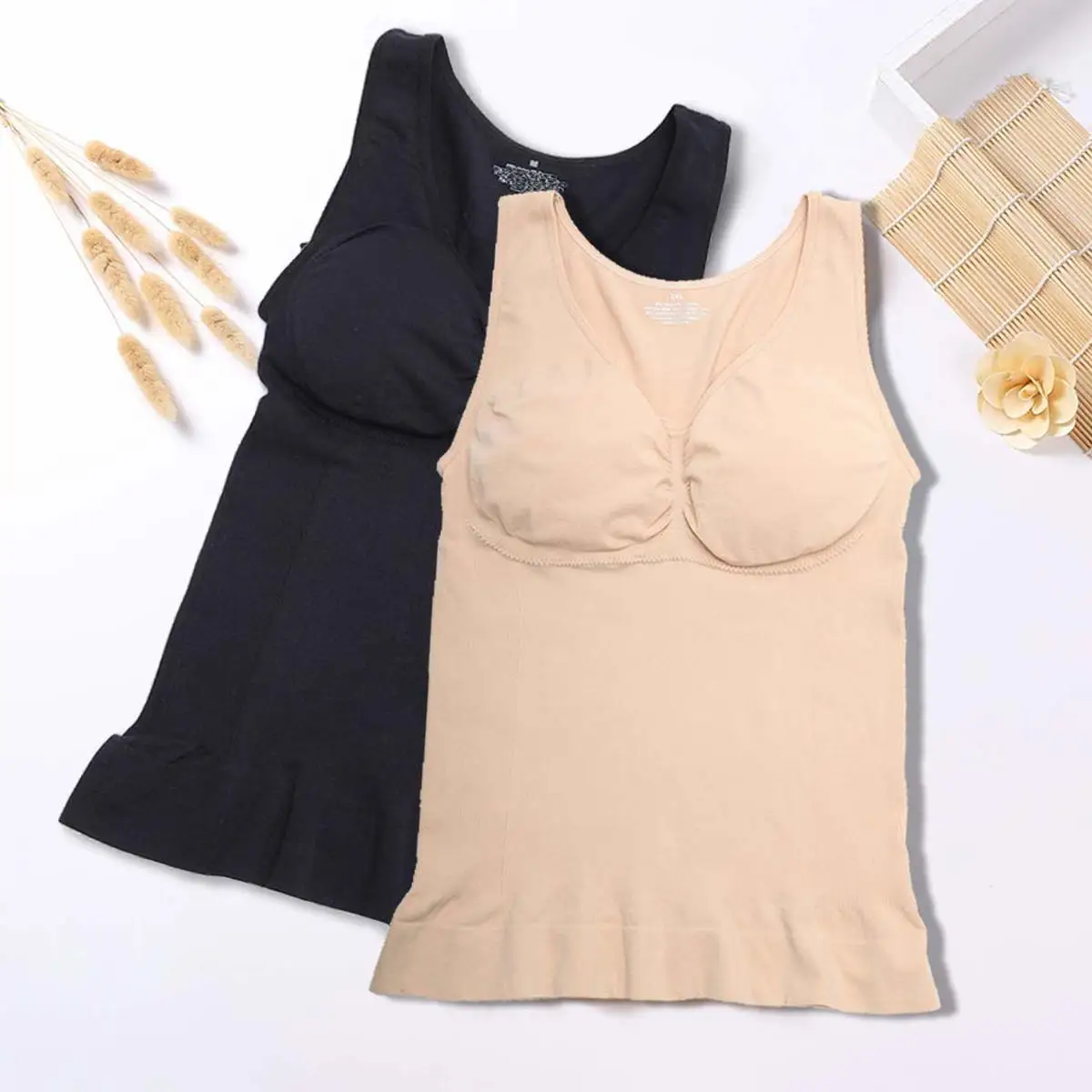 Joyshaper Новинка Высокая эластичность женские Cami Shaper Топы компрессионные Бесшовные
