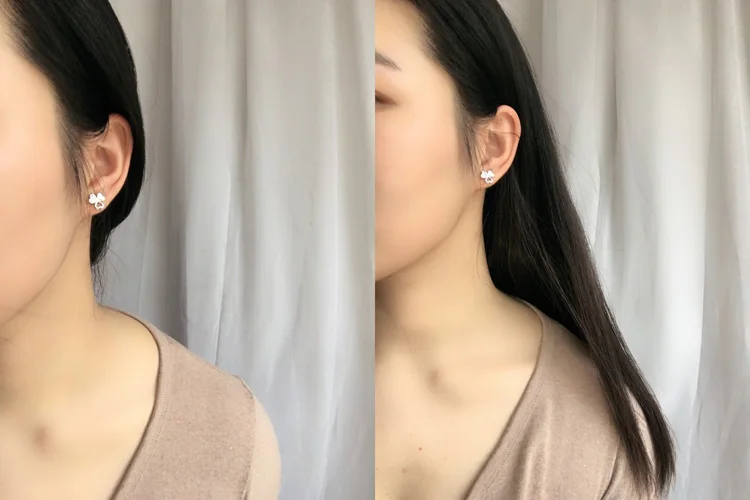 2019 новые модные серьги с клевером счастья матовым кристаллом посеребренные из