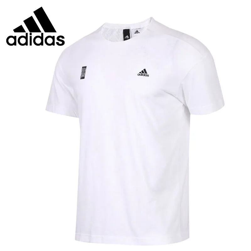 Новое поступление оригинальных мужских футболок Adidas WJ SS WV MIX спортивная одежда с