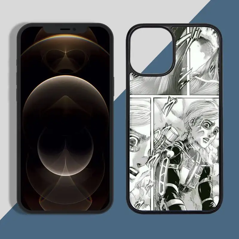 

Armin Arlert Attack on Titan Phone Case TPU+PC For iPhone X XR XS 11 12 mini Pro MAX 7 8 Plus