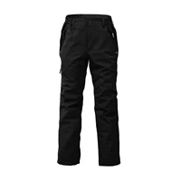 8 fans 2 ply fishing hiking trawler pant with pockets outdoor quick dry breathable trouser for men women waterproof black