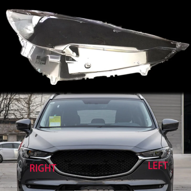 Для Mazda cx 5 2017 2019 объектив абажур shell прозрачный корпус фар передняя крышка
