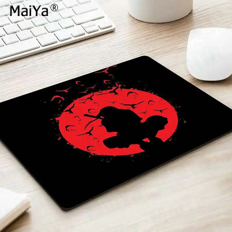

MaiYa Custom Skin Naruto Itachi Gamer Speed Mice Retail Small Rubber Mousepad Top Selling Wholesale Gaming Pad mouse
