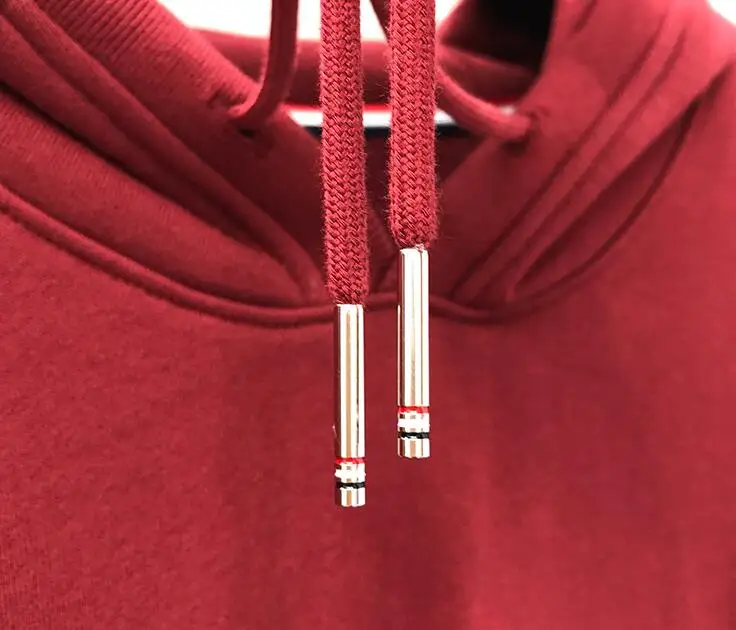 

2021 Fashion TB THOM Brand Hooded Clothing Cotton Loose Jacket Men Women Sweatshirts Hoodies Striped Casual Red Sportswear Coat
