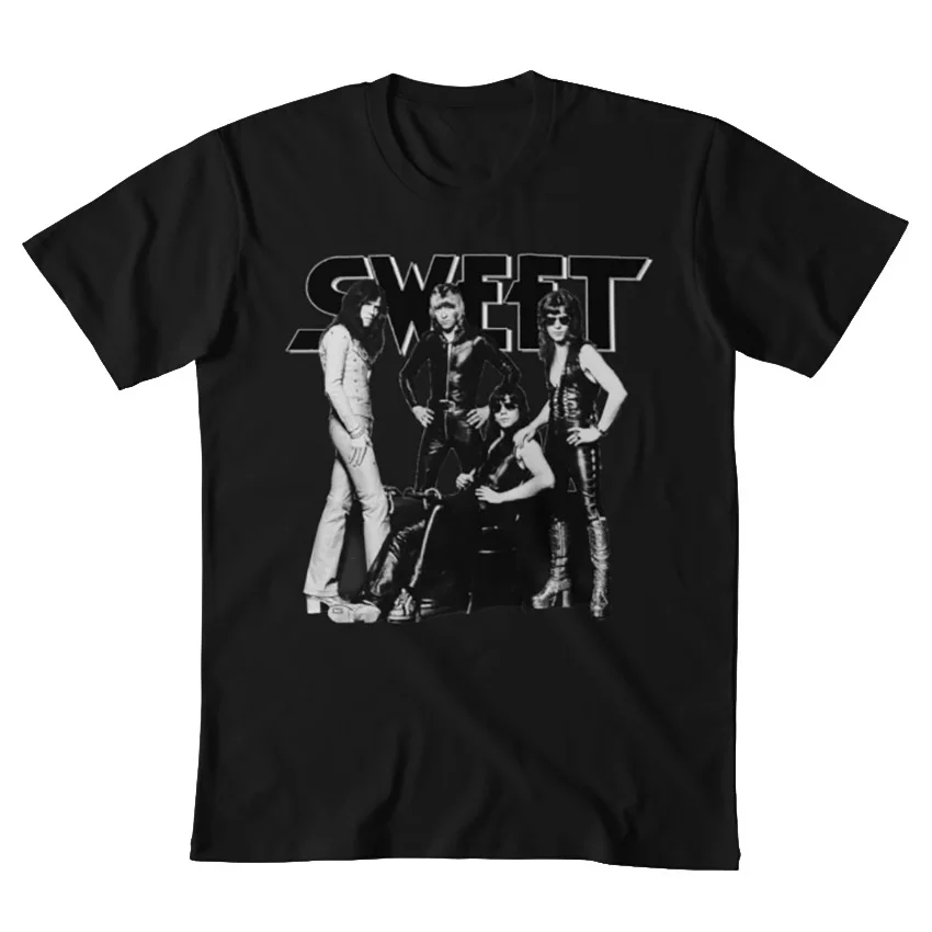 The Sweet T shirt the sweet band music 70s glam rock shirt|Мужские футболки| |