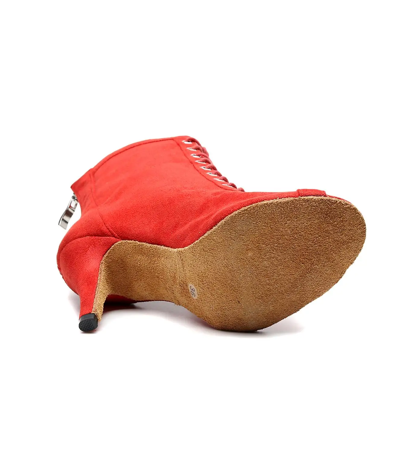 Кожаные туфли для латиноамериканских танцев женские длинные ботинки