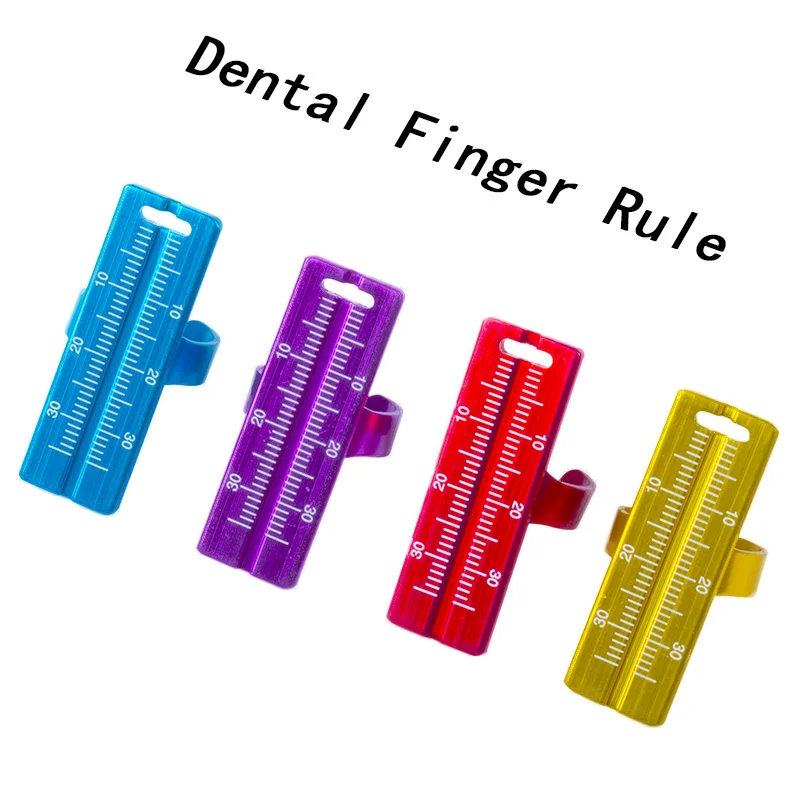 

1Pcs Dental Ruler instrument Aluminium Alloy Colorful Dentistry Ring Ruler Root Canal Measuring Tool for Endodontic Dentist tool