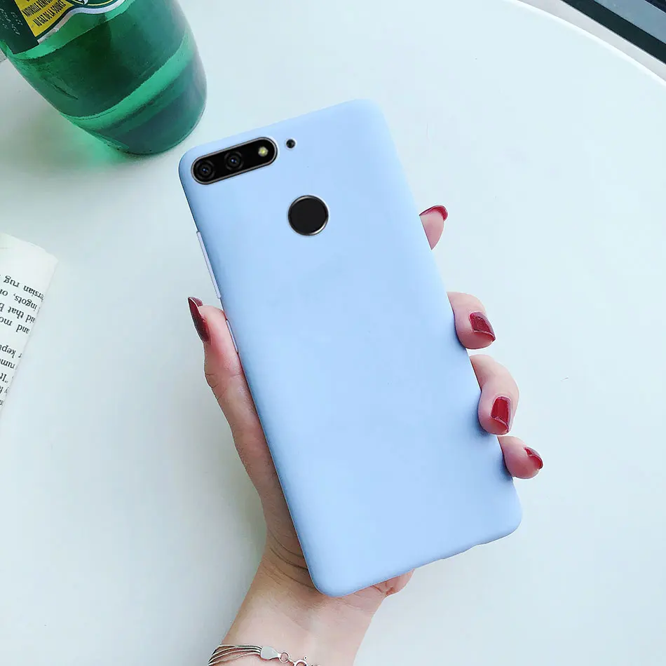 Чехол для Huawei Y6 2018 Y 6 5 7 &quotATU-L21 Мягкий защитный силиконовый чехол телефона из ТПУ