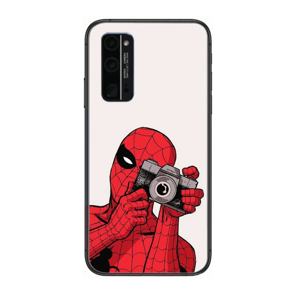 

Student party Matte interesting Phone Case Hull For Huawei Honor 8 9 10 20 30 A S Lite Pro 5g i Black Back Soft Cell Cover P