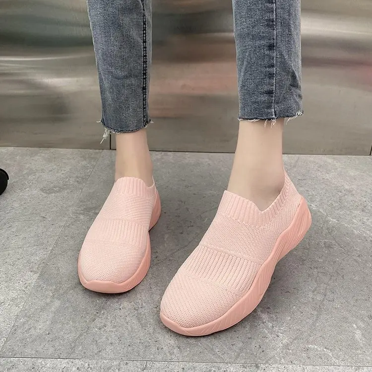 

Spring Autumn Women Casual Sneakers Women's Breathable Slip-On Shoes Female Light Platform Shoes Woman Outdoor Running Shoes