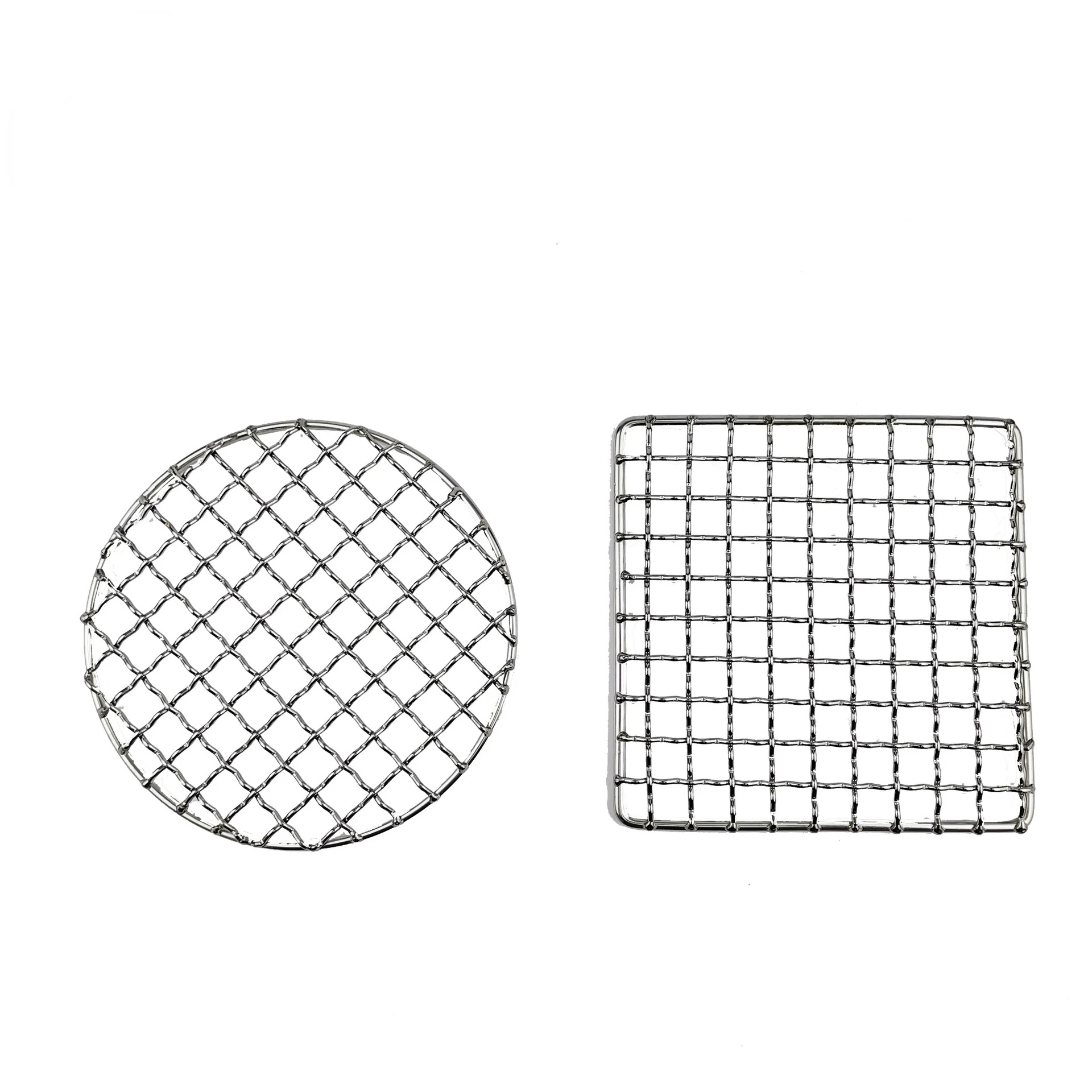 

Stainless Steel Barbecue Grill Net, Meshes Grate Wire Net Camping Hiking Outdoor Grill