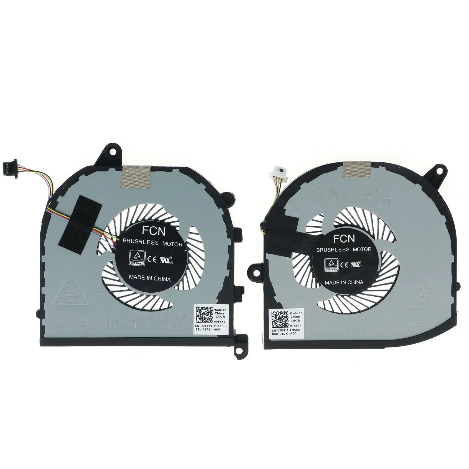 

JIANGLUN новый процессор GPU вентилятор охлаждения для Dell XPS 15 9570 TK9J1 08YY9 L + R Вентилятор