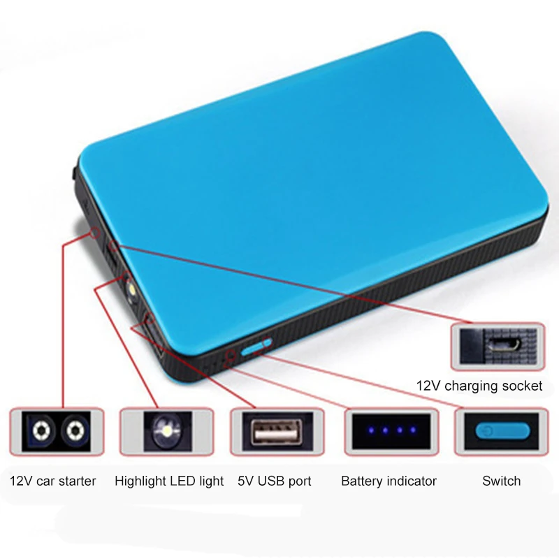 Автомобильный Мини Портативный аварийный источник питания автомобильный