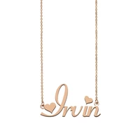 irvin name necklace custom name necklace for women girls best friends birthday wedding christmas mother days gift