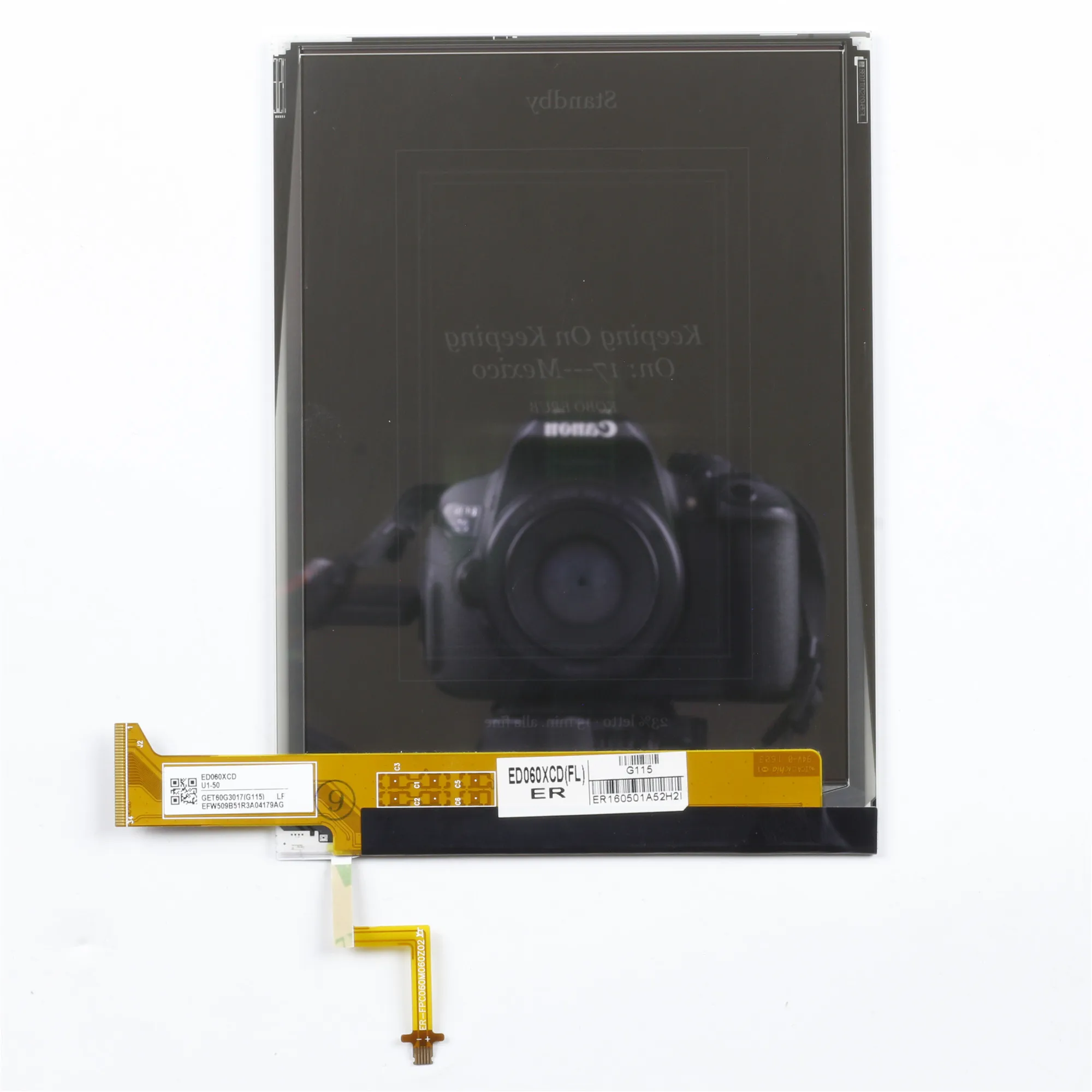 6 дюймов новый бренд оригинальный ED060XCD E Ink Carta Экран с светодиодный передний