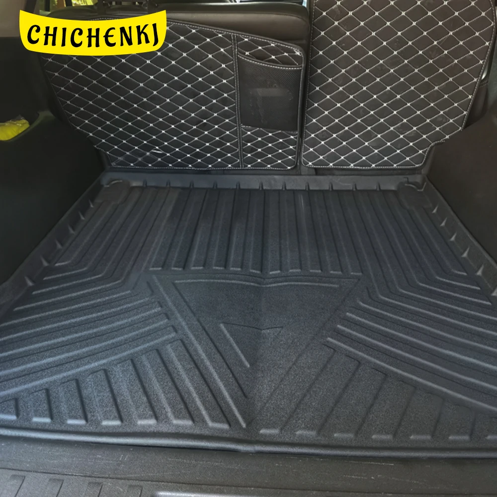 

For Nissan Terra 2018-2021 Auto Car Cargo Liner All-Weather TPE Non-slip Trunk Mats Waterproof Boot Tray Trunk Carpet Accessory