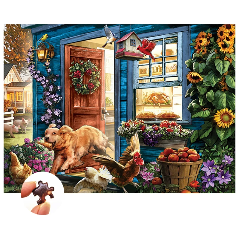 Деревянные игрушки пазл 1000 штук интерактивные игры для взрослых и детей