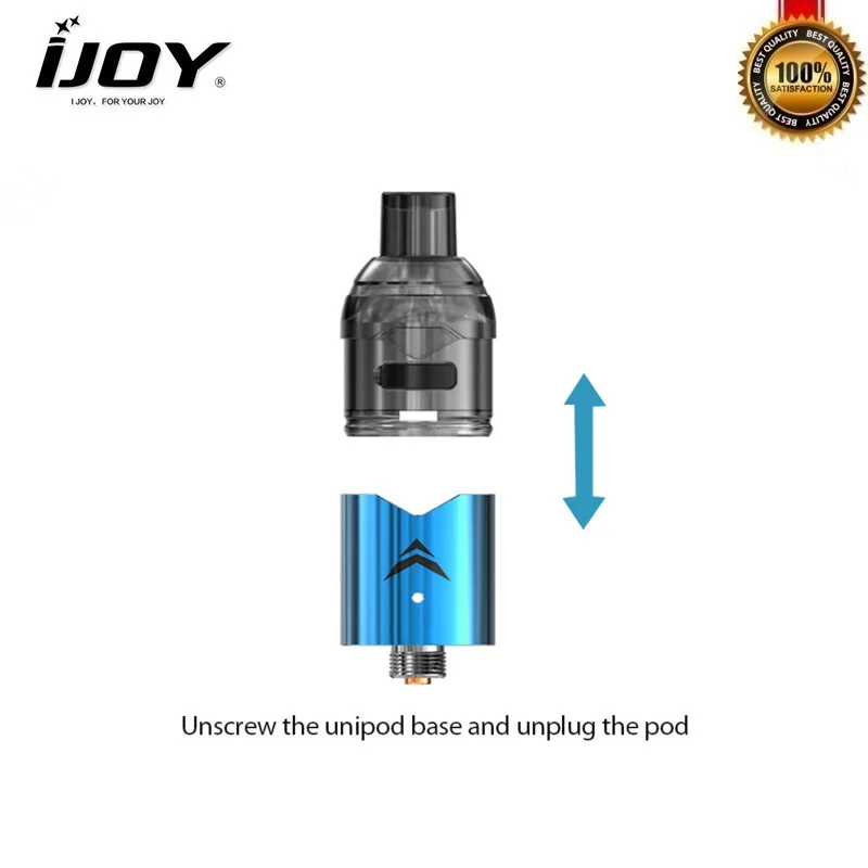 IJOY Stick VPC Pod Kit 15 Вт 1100 мАч встроенный батарейный мод с 1 6 мл электронная сигарета