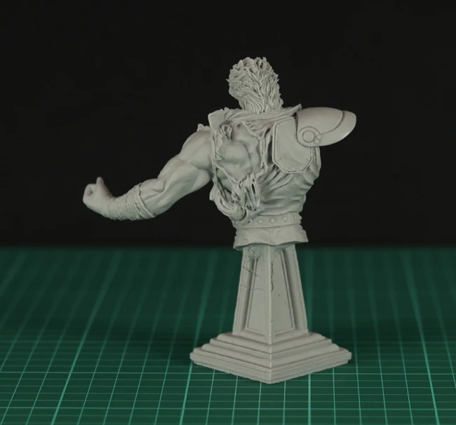 Каучуковая фигурка 1/10 кулак Северной Звезды Kenshiro статуя Неокрашенный гараж смолы модель комплект