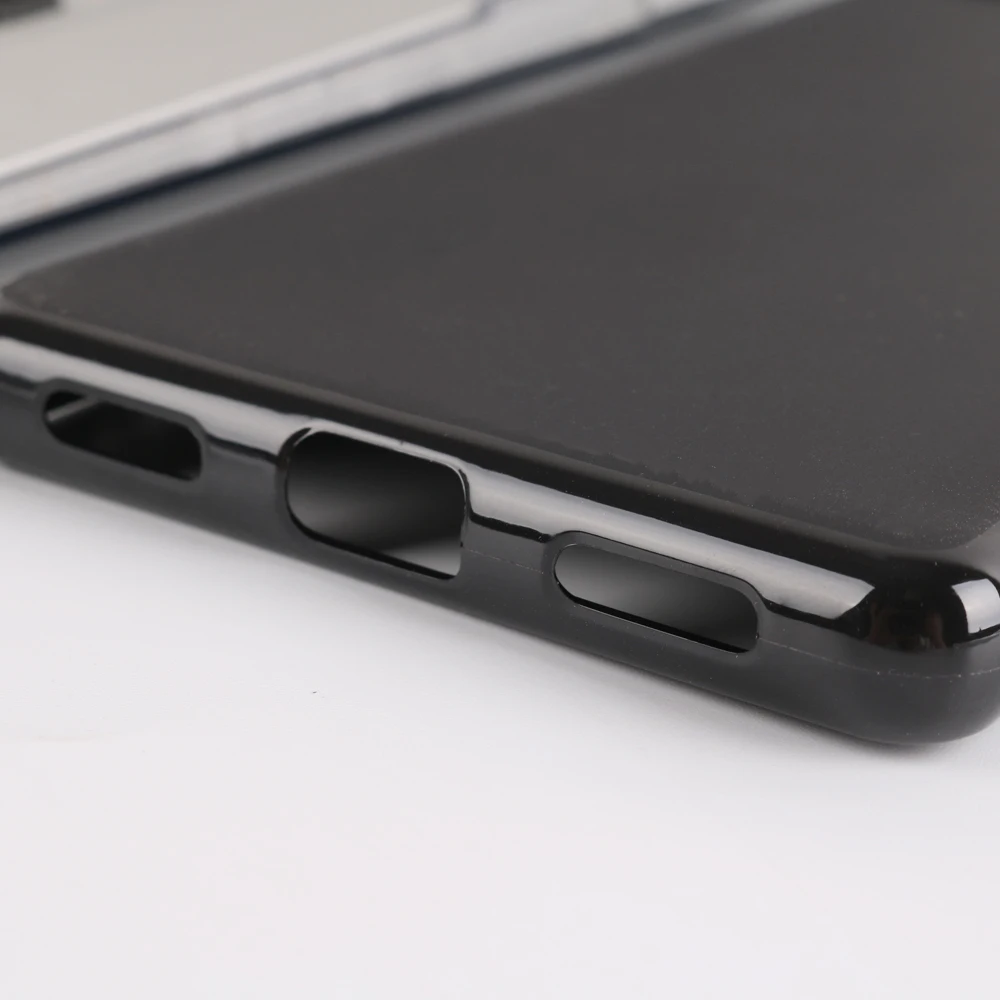 

ROEMI For Sony XPeria L4 High Quality Protect The Camera From Scratches Solid Black Soft TPU Pudding Case Cover