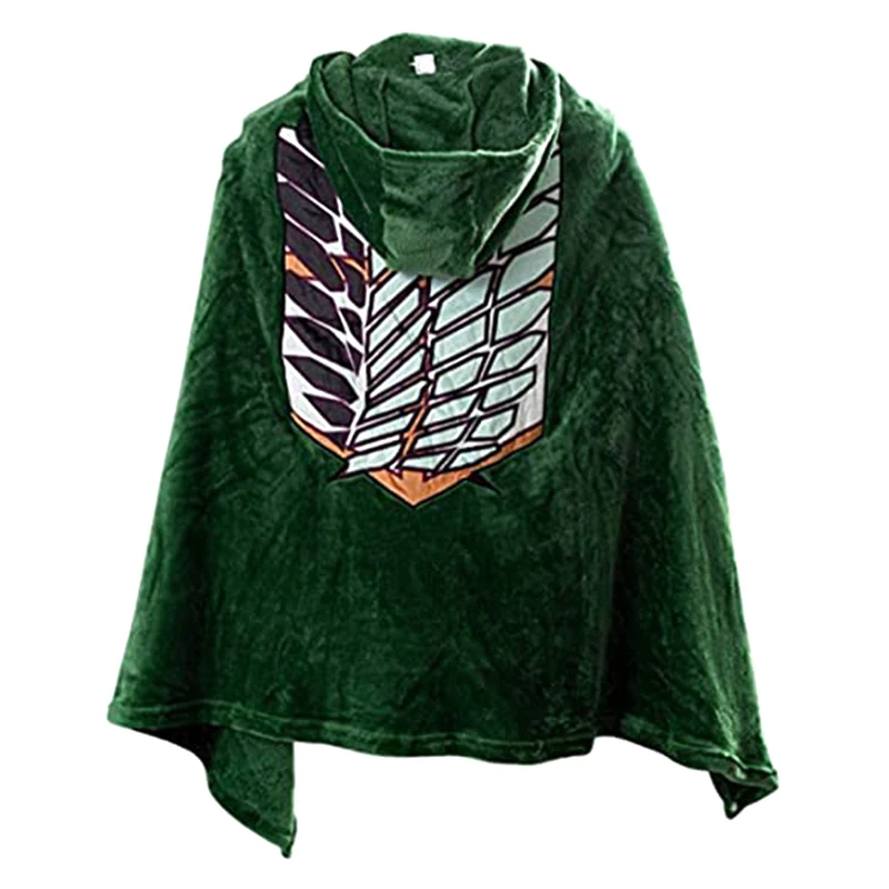 

Nap Cloak Blanket The Wing of Freedom Flannel Hooded Cloak Cosplay Costume Cape PR Sale