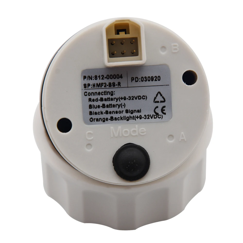 7 цветов вольтметр 52 мм водонепроницаемый Автомобильный датчик напряжения вольт