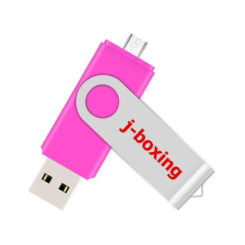 OTG USB флеш накопитель J boxing 64 ГБ два порта флешка Micro вертлюжная карта памяти для