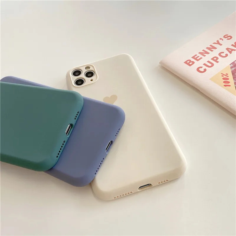 Силиконовый чехол для iPhone 11 Pro X XR XS Max 8 7 Plus | Мобильные телефоны и аксессуары