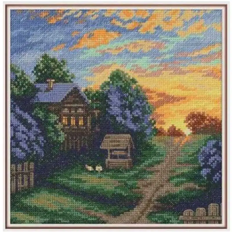 Наборы для вышивки крестом сумерки 11CT 14CT 18CT | Дом и сад