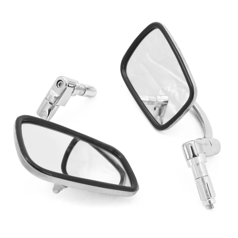 Универсальный Cafe Racer Винтаж Аксессуары для мотоциклов Нержавеющая сталь зеркало