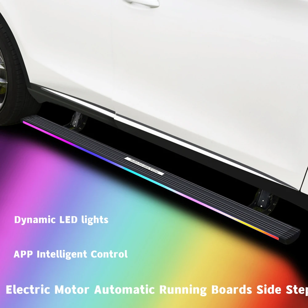 

2021 New For VW Touareg Touron Tiguan L TAYRON Tharu Electric Motor Automatic Car Running Boards Side Step Bar Pedals