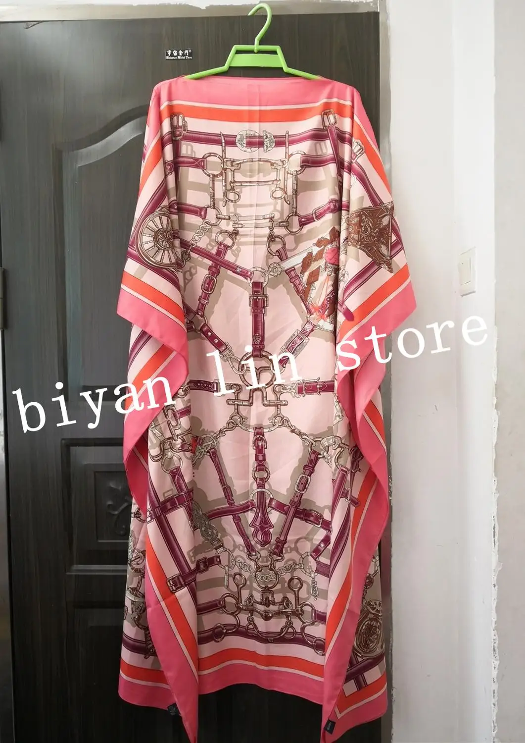 (5 цветов) 2020 Новинка Африканский Шелковый принт летучая мышь рукав свободный