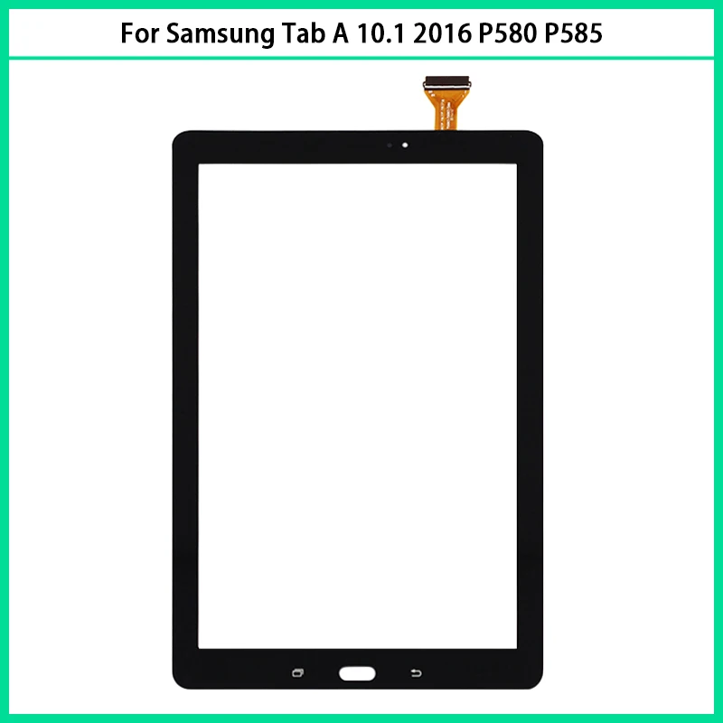 

New Touchscreen For Samsung Tab A 10.1 2016 SM-P580 SM-P585 P580 P585M Touch Screen Panel Digitizer Sensor Front Glass Replace