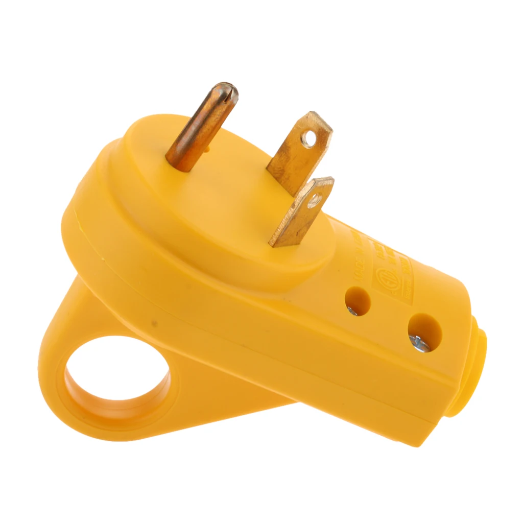 

125 в 30 А штепсельная вилка запасная 10AWG/3C разъем ABS + медь для RV лодки кемпера дома на колесах и т. Д.