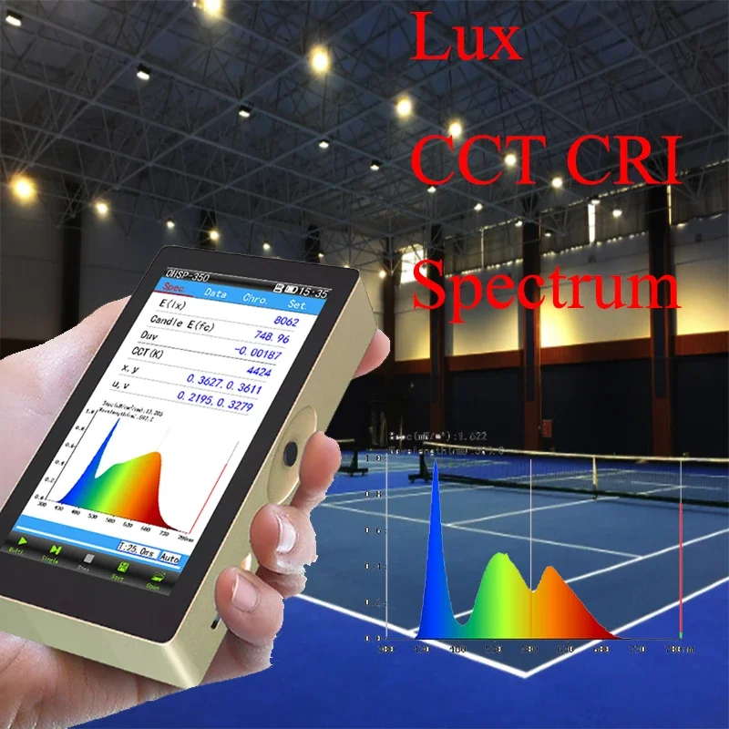 OHSP350C Light Spectrometer Meter for Photography Lux CCT CRI |